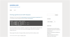 Desktop Screenshot of cenolan.com